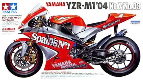 Go to product TAMIYA 14100 - 1:12 Yamaha YZR-M1 04 No.7/No.33