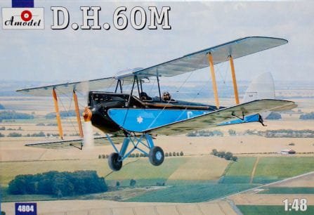 Go to product AMODEL 4804 - 1:48 De Havilland DH.60M Moth