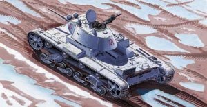 MIRAGE 72611 - 1:72 Czołg lekki T-26 C model 1937/45mm