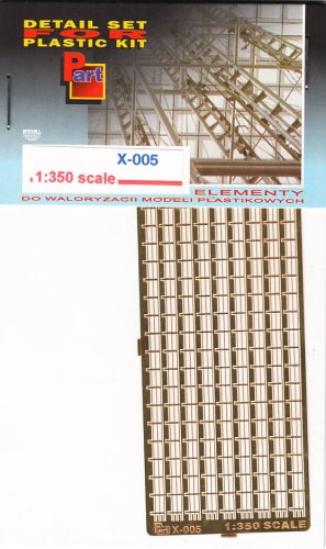 Go to product PART X005 - 1:350 Railing (3 lines)