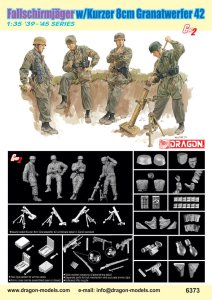DRAGON 6373 - 1:35 Fallschirmjager w/Kurzer 8cm Granatwerfer42