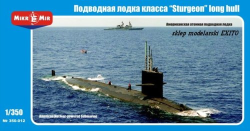 Go to product MIKROMIR 350012 - 1:350 Sturgeon class Submarine - long hull