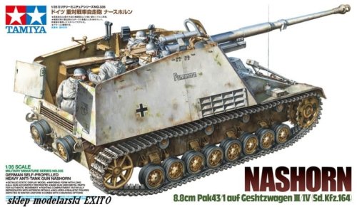 Go to product TAMIYA 35335 - 1:35 Nashorn Sd.Kfz.164 8.8cm Pak 43/1