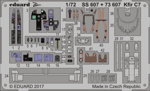 Go to product EDUARD SS607 - 1:72 Kfir C7