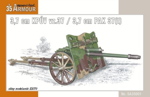 Go to product SPECIAL HOBBY A35001 - 1:35 3,7 cm KPUV vz.37 / 3,7 cm PAK 37(t)