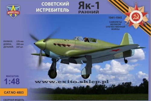 Go to product MODELSVIT 4803 - 1:48 Yakovlev Yak-1 Early version