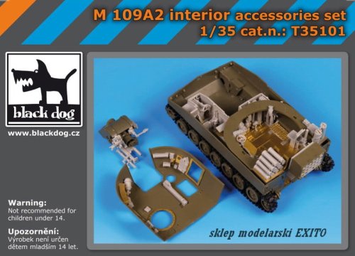 Go to product BLACK DOG T35101 - 1:35 M 109A2 interior accessories set