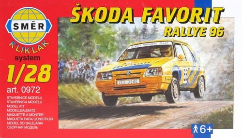 Go to product SMER 0972 - 1:28 Skoda Favorit Rallye 96
