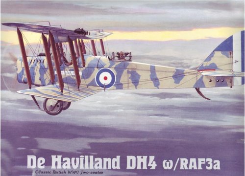 Go to product RODEN 432 - 1:48 De Havilland DH4 w / RAF3a engine