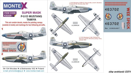 Go to product MONTEX K32328 - 1:32 P-51D Mustang