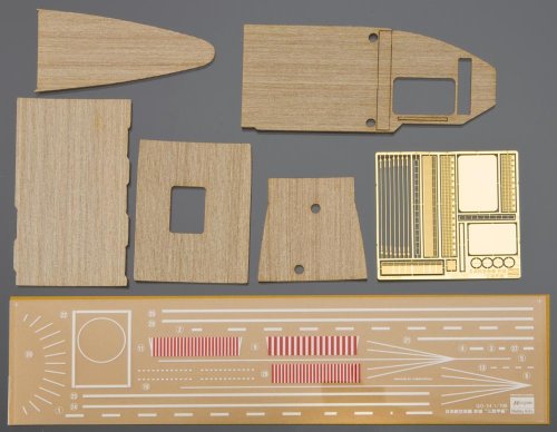 Go to product HASEGAWA 72124 QG24 - 1:700 Wooden Deck For Akagi