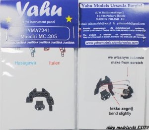 YAHU YMA7241 - 1:72 MC.205 - Instrument Panel