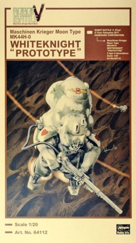 Go to product HASEGAWA 64112 - 1:20 Moon Type MK44H-0 Whiteknight