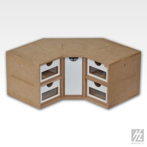HOBBYZONE OM03 Organizer Modułowy - Moduł Narożny Szufladowy