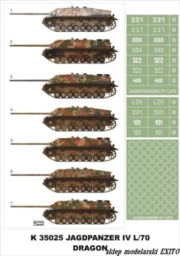 Go to product MONTEX K35025 - 1:35 Jagpanzer IV L/70