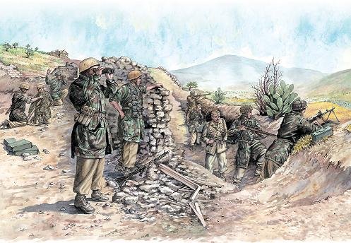 Go to product ITALERI 6134 - 1:72 2nd WW German paratroopers (tropical uniform)