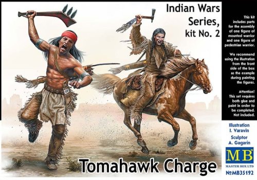 Go to product MASTER BOX 35192 - 1:35 Tomahawk Charge - Indian Wars Series kit No.2