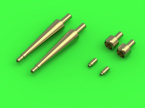 Go to product MASTER AM-72-117 - 1:72 Spitfire Mk.IXe/XVIe early barrels for British Hispano 20mm and km Browning .50cal