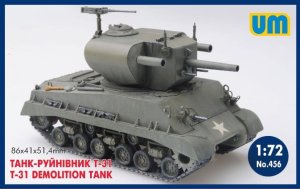 UNIMODELS 456 - 1:72 T-31 Demolition tank