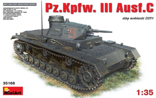 Go to product MINIART 35166 - 1:35 Pz.Kpfw.III Ausf.C
