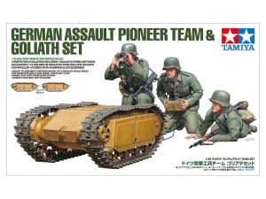 TAMIYA 35357 - 1:35 German Assault Pioneer Team & Goliath Set