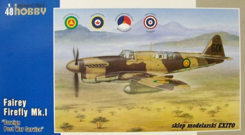 Go to product SPECIAL HOBBY 48151 - 1:48 Fairey Firefly Mk.I - Foreign Post War Service