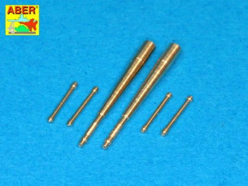 Go to product ABER A72009  - 1:72 B wing (2 variant) armament for Spitfire Mk.I to V - Hispano 20mm x 2 (2 variant); Browning .30 tips x 4
