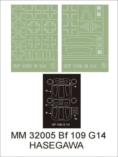 Go to product MONTEX MM32005 - 1:32 Messerschmitt Bf-109 G-14