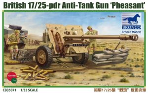 BRONCO CB 35071 - 1:35 British 17/25 pdr Anti-Tank Gun Pheasant