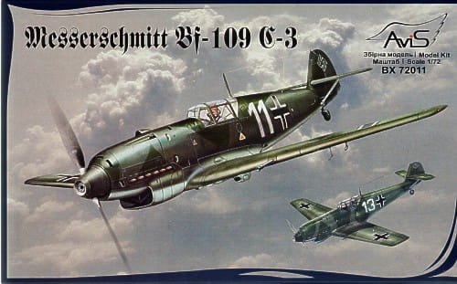 Go to product AVIS 72011 - 1:72 Messerschmitt Bf-109 C-3
