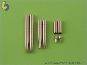 MASTER AM-48-006 - 1:48 Barrels for British Hispano 20mm and km Browning 12,7mm Spitfire wing type E late type