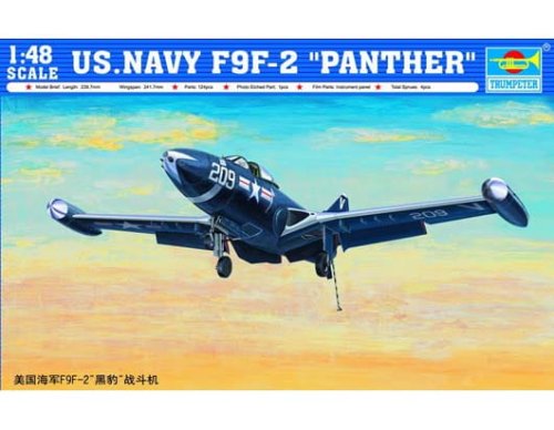 Go to product TRUMPETER 02832 - 1:48 US.NAVY F9F-2 PANTHER