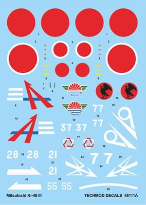 Go to product TECHMOD 48111 - 1:48 Mitsubishi Ki-46-III