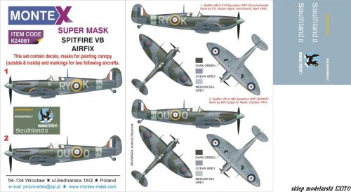 Go to product MONTEX K24081 - 1:24 Spitfire Mk.VB