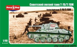MIKROMIR 48007 - 1:48 T-70 / T-70M Soviet light tank