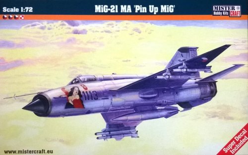 Go to product MISTERCRAFT C17 - 1:72 MiG-21 MA Pin Up MiG