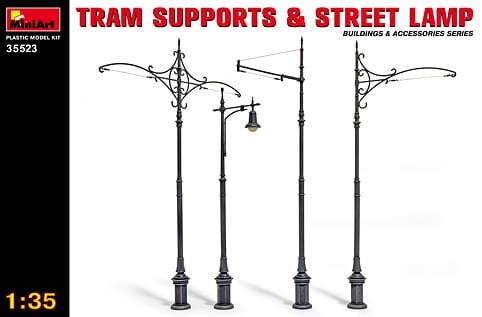 Go to product MINIART 35523 - 1:35 Tram Supports and Street Lamps
