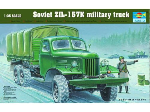 Go to product TRUMPETER 01003 - 1:35 ZIL-157 K Soviet Military Truck