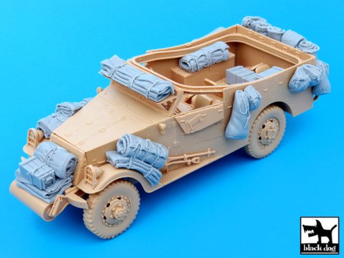 Go to product BLACK DOG T35049 - 1:35 US M3A1 Scout Car accessories set
