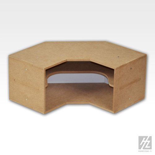 Go to product HOBBYZONE OM04 Organizer Modułowy - Moduł Narożny Półkowy