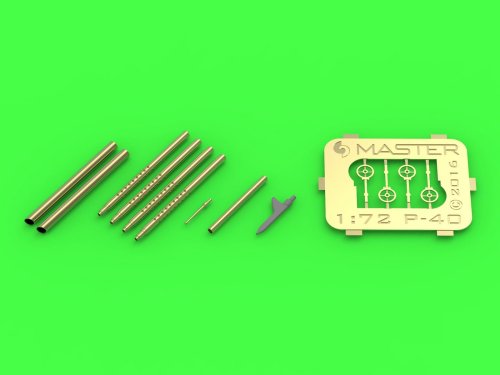 Go to product MASTER AM-72-122 - 1:72 Curtiss P-40 B/C USA type Browning .30 cal and Pitot tube