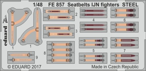Go to product EDUARD FE857 - 1:48 Seatbelts IJN fighters - Steel