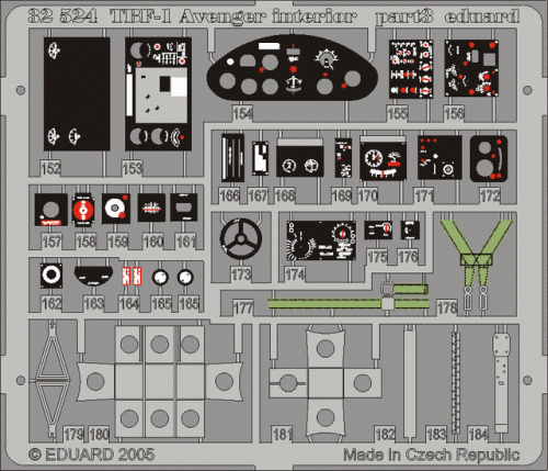 Go to product EDUARD 32524 - 1:32 TBF-1 interior