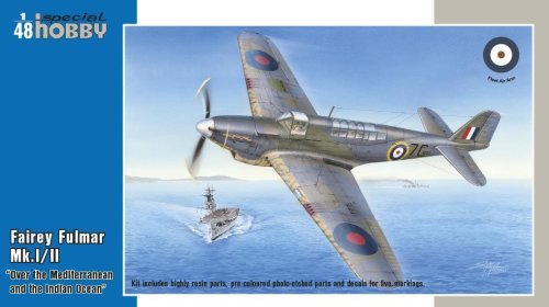 Go to product SPECIAL HOBBY 48157 - 1:48 Fairey Fulmar Mk.I/II - Over the Mediterranean and the Indian Ocean - Hi-Tech Version