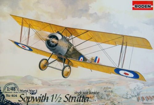 Go to product RODEN 404 - 1:48 Sopwith 1 1/2 Strutter single seats bomber