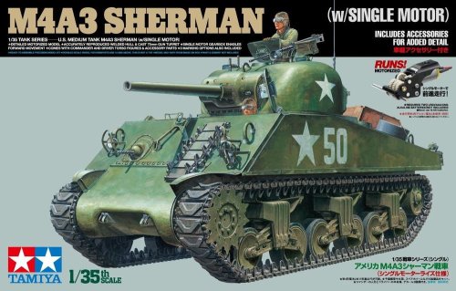 Go to product TAMIYA 30056 - 1:35 M4A3 Sherman w/Single Motor