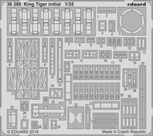 Go to product EDUARD 36386 - 1:35 King Tiger initial