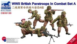 BRONCO CB 35130 - 1:35 WWII British Paratroops In Combat Set A