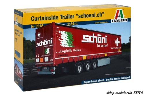 Go to product ITALERI 3918 - 1:24 Curtainside Trailer schoeni.ch