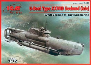 ICM S.007 - 1:72 U-Boat Type XXVIIB Seehund (late)